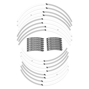 Kit Adesivi per Cerchioni Moto Compatibili con Suzuki Burgman 650 2006-2025 - Product Image 2