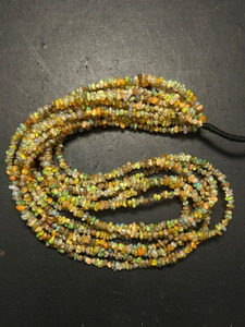 Perles de pierres brutes d'opale éthiopienne naturelle non taillées, perles de pierre de Welo - Product Image 2