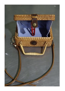 Bolsa de ratán hecha a mano a buen precio-Bolsa de ratán ecológica natural con asa de Vietnam - Product Image 2