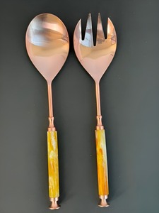 Cuillère à salade élégante en acier inoxydable durable, finition lisse, meilleur prix de gros - Product Image 2