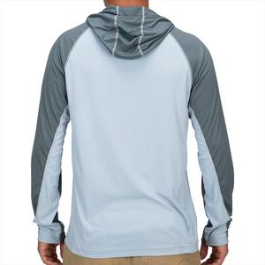 Venta al por mayor personalizada de manga larga sublimada impresa Uv Upf 50 de secado rápido rendimiento Sun Shirt impermeable pesca sudaderas con capucha pedido al por mayor - Product Image 3