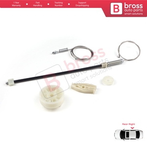 ชุดซ่อมมอเตอร์กระจกหน้าต่างด้านหลังขวา รุ่น BWR913 สำหรับ 206 CC 2D T16 ปี 2000-2008 รถ 2 ประตู คูเป้ เปิดประทุน 922458 - Product Image 4