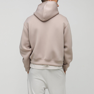 Sweat à capuche personnalisé de haute qualité 100% coton pour l'hiver Pull Over String pour hommes basiques en coton mélangé Sweat à capuche grande taille - Product Image 4