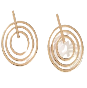 ต่างหูลายเรขาคณิตสีเขียว2027ทำด้วยมือเครื่องประดับทองแดงแบบเรียบง่ายสำหรับผู้หญิงและเป็นของขวัญต่างหูทรงหยดน้ำสำหรับผู้หญิงเม็กซิโกใหม่ - Product Image 6