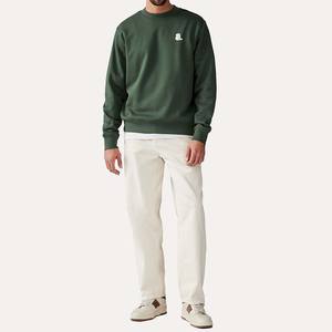 Sweat-shirt à col rond surdimensionné en coton uni lavé à l'acide de haute qualité pour hommes Nouveau design Logo personnalisé Vente en gros Sweats à capuche et sweat-shirts - Product Image 1