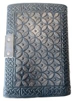 Cuaderno diario de cuero hecho a mano indio diseño tradicional piedra Cierre de Metal meditación autocuidado Opción de regalo logotipo personalizado