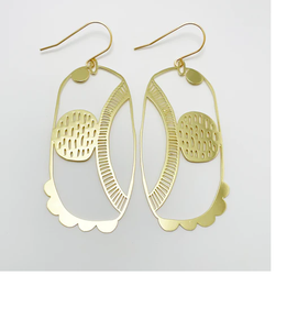 Admirable diseño latón forma de corazón pendiente ligero de alta calidad mejor regalo para cumpleaños amigo a precio barato - Product Image 5