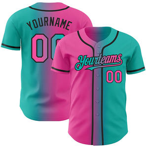 Maillot de baseball à impression numérique par sublimation de haute qualité personnalisé maillot de baseball à séchage rapide respirant 100% tissu en maille de polyester - Product Image 6