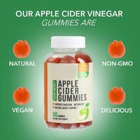 Gummies véganes au vinaigre de cidre de pomme en gros sous marque privée avec la mère naturelle pour la perte de poids et l'énergie