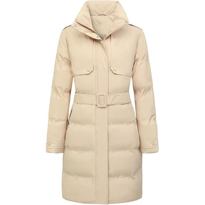 Veste d'hiver matelassée pour femme, tendance et moderne, coupe classique, tissu respirant, coupe-vent, isolée, séchage rapide - Product Image 1