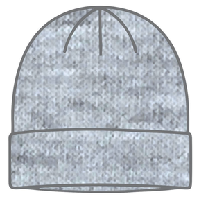 Bonnet en tricot gris chiné pour sororité grecque, rose et vert, pour femmes, vêtement décontracté élégant pour l'hiver - Product Image 6