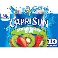 Purée de fruits 100% pure, aromatisée, en sachets colorés, boîte de 10 sachets, 6 fl oz par sachet