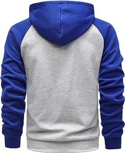 Sudadera con Capucha CozyFlex Haven para Hombre, con Cierre Completo, Transpirable, Resistente al Viento, Personalizable, con Estampado Sólido, Cuello con Capucha Relajado, Cálida para Invierno - Product Image 3