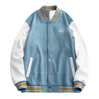 Blouson universitaire de baseball en laine personnalisé pour homme, broderie en cuir de vache, décontracté, imperméable, respirant, grande taille, hiver