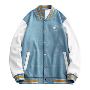Chaqueta Varsity de Béisbol Personalizada para Hombre, de Lana, con Letras Bordadas, Cuero Genuino, Casual, Invierno, Impermeable, Transpirable, Talla Grande - Product Image 4