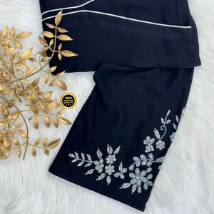 Elegant Modest Hand Embroidered Women's <b>Abayas</b> Traditional Muslim Clothing and Accessories - Product Image 1