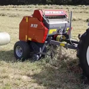 Mini presse à foin ronde de paille de nouvelle génération, machines agricoles approuvées par les agriculteurs avec composant de moteur de base pour les fermes - Product Image 4
