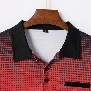 New 2025 Wholesale OEM Design Men's Summer Solid Knitted for Shirt High Quality Silk Screen Printed Short Sleeve <b>Golf</b> - Product Image 4