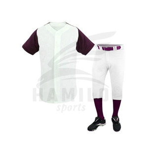 Custom New Design Team Name & Logo Printing Breathable 100% Polyester Sports <b>Baseball</b> Uniform Plus Size - Product Image 4