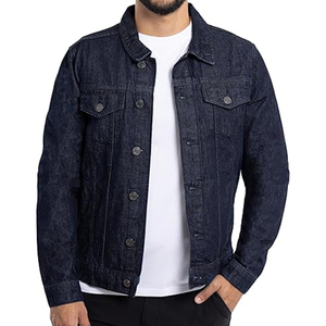 Veste en jean pour homme de haute qualité, personnalisable, service OEM, respirante et écologique, pour l'hiver 2024 - Product Image 1