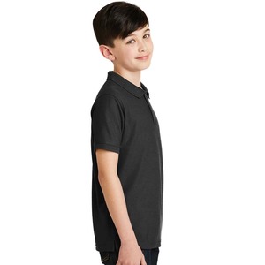 Venta al por mayor 100% poliéster Piqué Polo uniforme escolar camisa logotipo personalizado Polo uniforme escolar manga corta para niños - Product Image 3