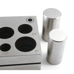 Ensemble de 5 outils de découpe de pierres précieuses en forme de disque rond en acier inoxydable pour la fabrication de bijoux DIY - Product Image 5