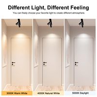 Spots de plafond ronds élégants, système d'éclairage linéaire sur rail LED, montage en surface, installation facile, qualité durable et fiable