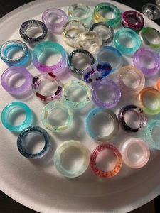 กำไลแฟชันเครื่องประดับอัจฉริยะ & กำไลข้อมือแฟชั่นกำไลข้อมืออินเทรนด์ขนาดใหญ่ใหญ่ใหญ่ใหญ่ใหญ่เกินจริงหลายสีอะคริลิคเรซิ่น - Product Image 4