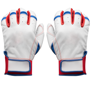 Customizable Leather Baseball <b>Batting</b> <b>Gloves</b> for Unisex Adjustable Hook Loop Closure Durable Breathable Low MOQ Personalized - Product Image 3