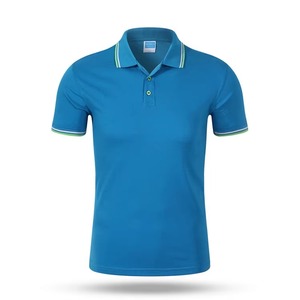 Polo en coton de qualité supérieure, respirant, à motif uni, en toile teinte unie avec logo personnalisé. - Product Image 5