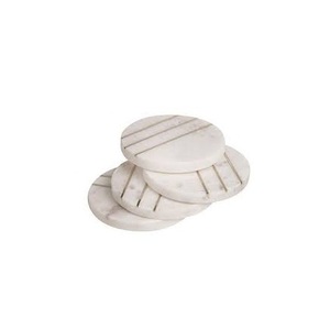 Vente en gros personnalisé 360 sous-verres artisanaux pour boissons classique OEM logo personnalisé matériau céramique absorbant - Product Image 1
