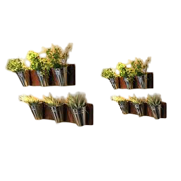 Maceta colgante de pared de estaño de hierro maceta por forma de vidrio hecha a mano con acabado de Color antiguo para balcón sala de estar - Product Image 5