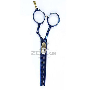 Venta al por mayor profesional peluquero 4Cr13 Acero inoxidable diestro tijeras de adelgazamiento con 28 dientes tijeras de pelo de alta calidad - Product Image 2