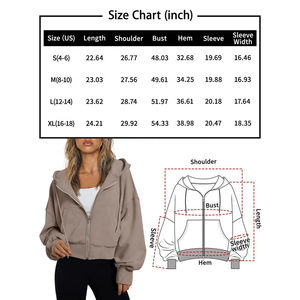Sudaderas Cortas de Alta Calidad para Mujer, Mejor Precio, Buen Material, Diseño Profesional, Ajustables, Sudaderas Cortas para Mujer 2025 - Product Image 6