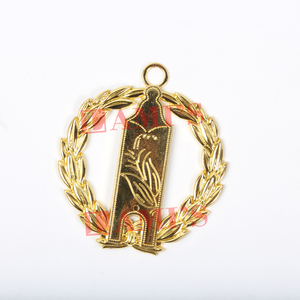 Venta al por mayor Masonic Grand Lodge Collar Joya Mejor Material Chapado en oro Masonic Regalia Collar Joya - Product Image 6