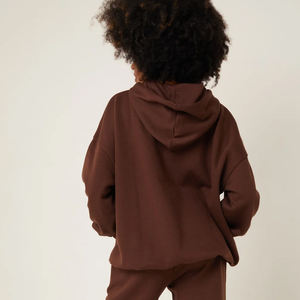 El mejor fabricante, chándales de talla personalizada de alta calidad para mujer/chándales de algodón de talla grande holgados para mujer con color liso - Product Image 4