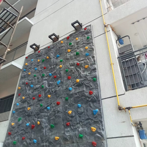 Pared de Escalada Modular de Fibra de Vidrio 4x4, Resistente, para Interiores/Exteriores, Parque de Aventuras, Educativo, para Niños y Adultos, Guardería, Hogar - Product Image 1