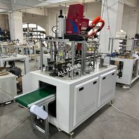 Machine entièrement automatique adhésive thermofusible écologique à angle droit pour boîtes à tacos en carton et boîtes à lunch en papier