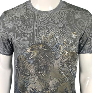 T-shirt pour homme en coton 100% tricoté 220 GSM à col rond, imprimé numérique, design personnalisé, nouvelle mode, qualité supérieure, vente en gros - Product Image 4