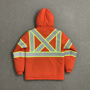 Chaqueta de Seguridad Reflectante Azul Transpirable OEM con Bolsillo, Colores y Tallas Personalizadas con Logotipo Reflectante de la Empresa - Product Image 5