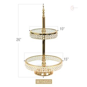 Soporte para Pasteles de Metal Contemporáneo con Atractivo Clásico, Perfecto para Pastelerías, Mostradores de Postres y Mesas de Fiesta - Product Image 2