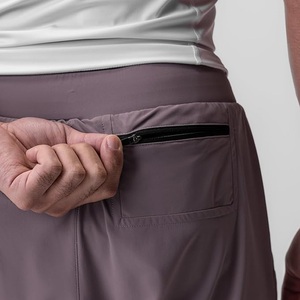 Double <b>Layer</b> Blank Men Casual Running Shorts 100% Polyester Solid Pattern Design Private Label Fitness Wear Shorts Wholesale - Product Image 4