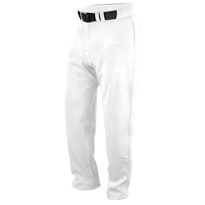 Unisex <b>Baseball</b> Uniform Set White/Black Raglan Sleeve Jersey Button Closure Pants Regular Fit 100% Cotton Anti-Bacterial - Product Image 3