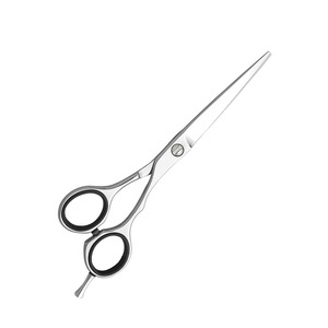 Tijeras personalizadas para salón de belleza, acabado pulido, hoja recta afilada, tijeras de corte de pelo de peluquero de acero metálico - Product Image 2