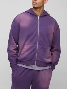 Conjuntos Deportivos de Invierno de Felpa Personalizados al por Mayor Directo de Fábrica, Conjunto de 2 Piezas para Hombre con Cierre de Cordón, 100% Algodón Antibacteriano - Product Image 3