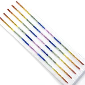 Zafiro Natural de 2 mm, Corte Princesa Cuadrado, Grado AAA, Certificado IGI, Gema Multifacética de Zafiro para Venta al por Mayor a Precio de Mayoreo en India - Product Image 2