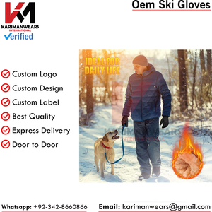 Gants de ski chauds antidérapants pour l'hiver, pour femmes et hommes, en plein air, en velours épais, compatibles avec les écrans tactiles, pour le cyclisme, par temps froid, pour le snowboard - Product Image 3
