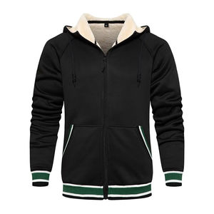 Sweats à capuche avec fermeture éclair pour hommes avec logo personnalisé au prix de vente en gros OEM Sweats à capuche avec fermeture éclair pour hommes légers - Product Image 1