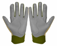 Guantes de Bateo de Béisbol Profesionales de Última Generación con Puño Corto, Guantes de Bateo de Softbol de Piel de Cabra, Guantes con Empaque Personalizado