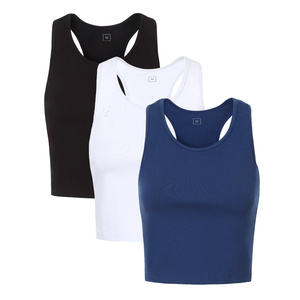 Camiseta deportiva sin mangas para mujer, ropa de gimnasio transpirable, logotipo personalizado impreso, ropa deportiva de verano y otoño, camiseta al por mayor para hombres - Product Image 5